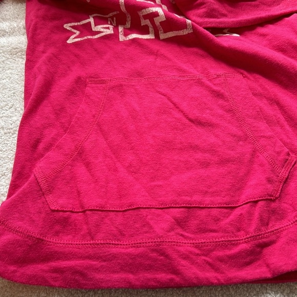 Aeropostale XS lightweight hoodie hot pink preppy teen tween beach vacation - Picture 4 of 6